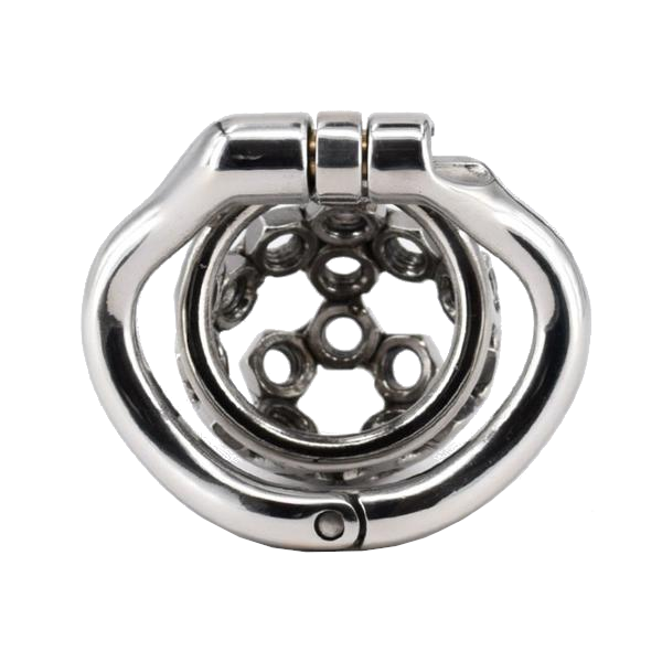 Nut Case Metal Chastity Device 2.01 inches long