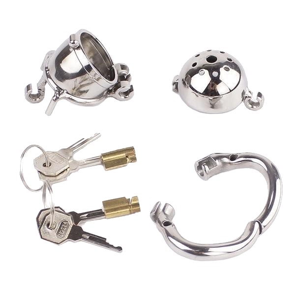 Double Locked Cock Male Chastity Device 2.56 inches long