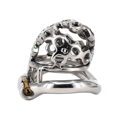 Nut Case Metal Chastity Device 2.01 inches long