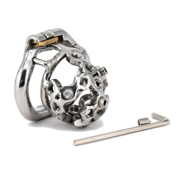 Nut Case Metal Chastity Device 2.01 inches long