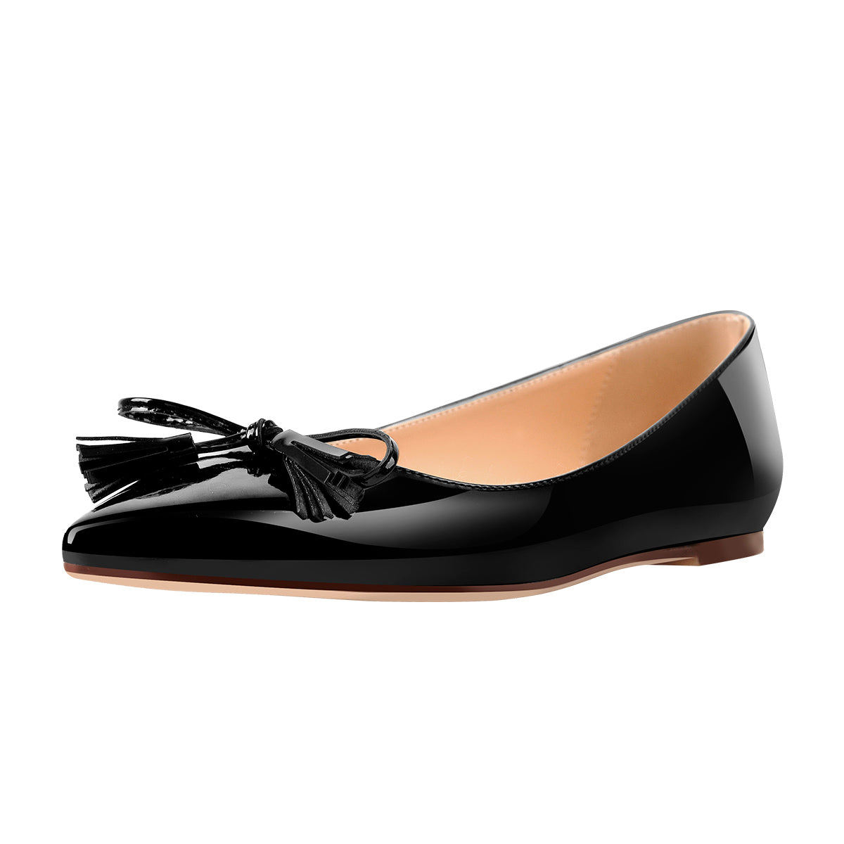 Black Patent Leather Flats