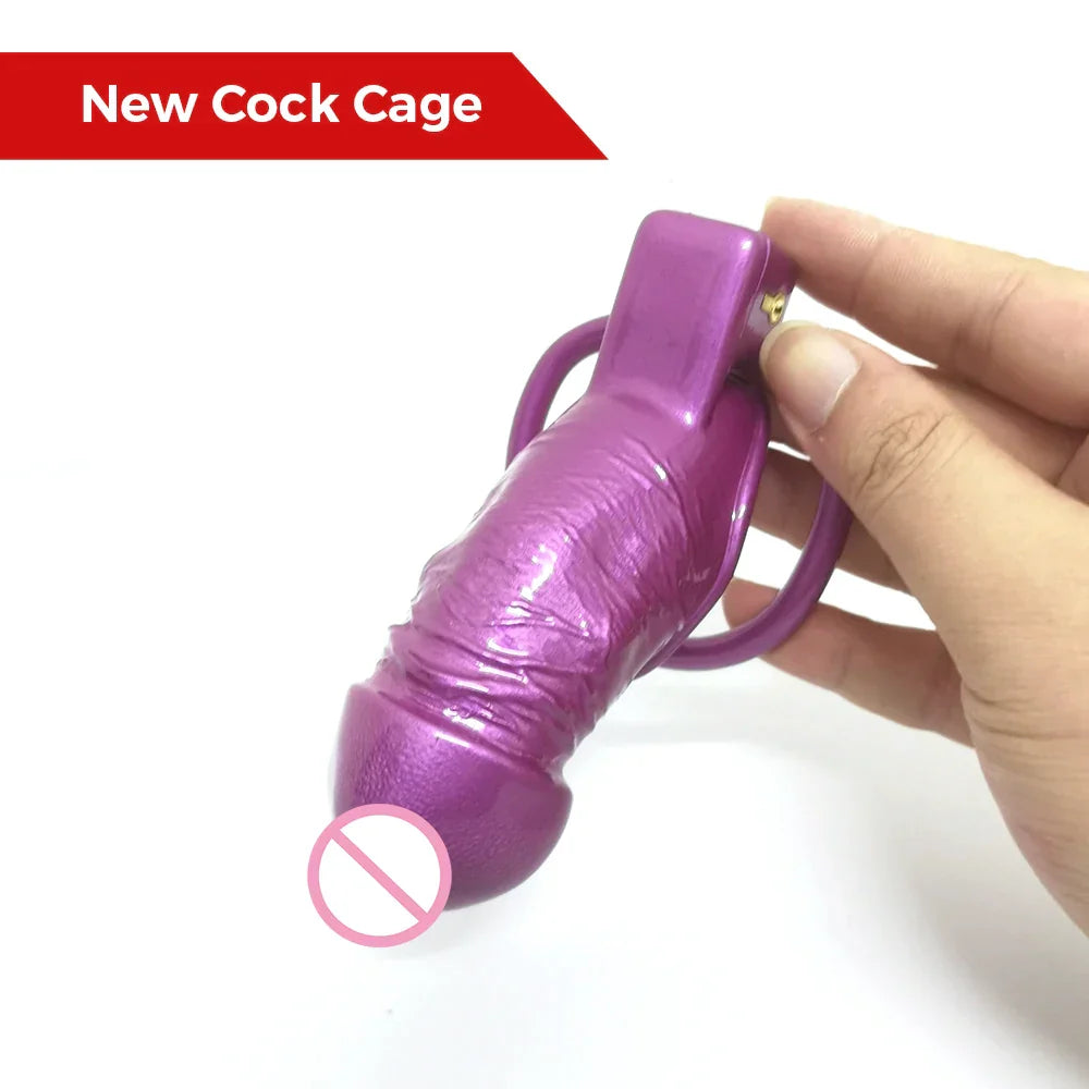 Mistress Shiny Penis Chastity Cage