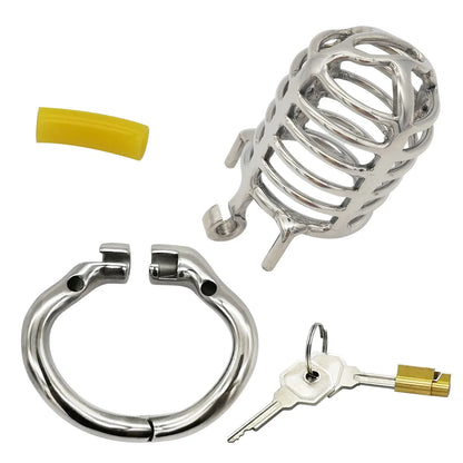 Newest Stainless Steel Male Chastity Device