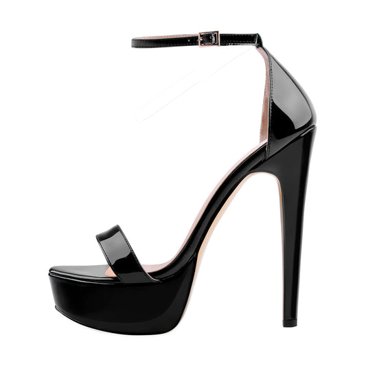 Ankle Strap Platform Stiletto Single Band Sandals