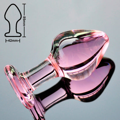 Pink Crystal Butt Plugs