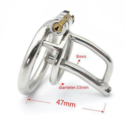 Urethral Catheter Male Chastity Cage With Lock