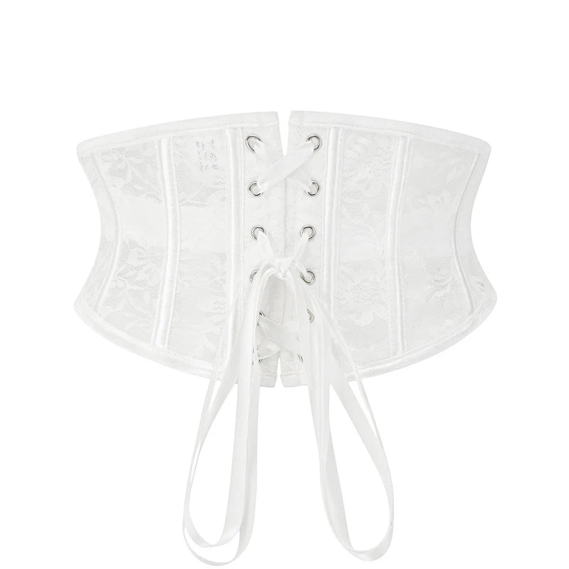 Underbust Boned Lace Up Corset