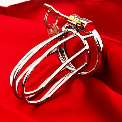 Stainless Steel Chastity Cock Cage