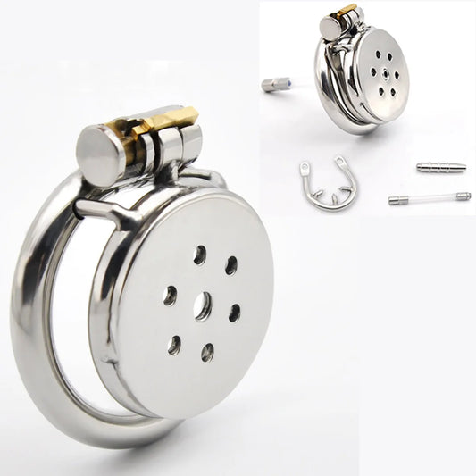 Mini Stainless Steel Chastity Cage