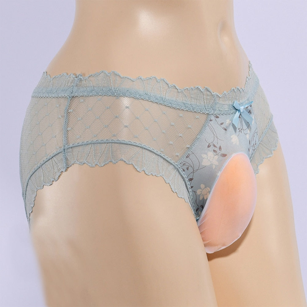 Transparent Ruffles Sissy Pouch Panties