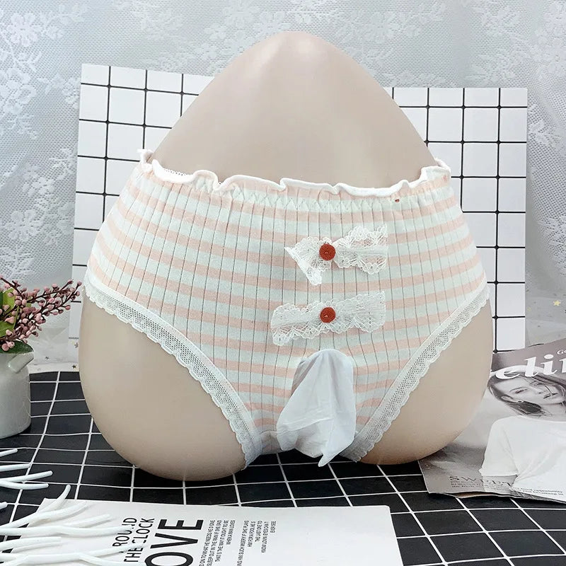 Soft Cotton Sissy Pouch Panties