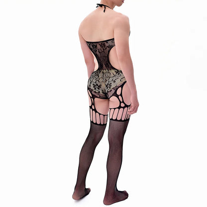 Lace Fishnet Bodystocking