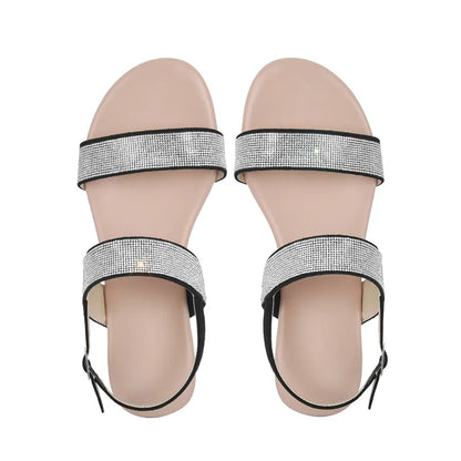 Crossdressing Rhinestone Sandals