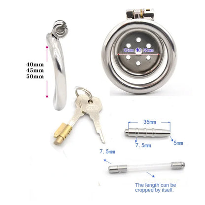 Flat Male Chastity Device