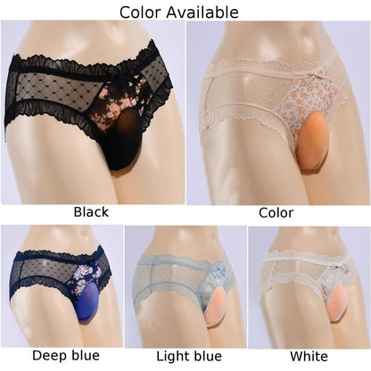 Transparent Ruffles Sissy Pouch Panties