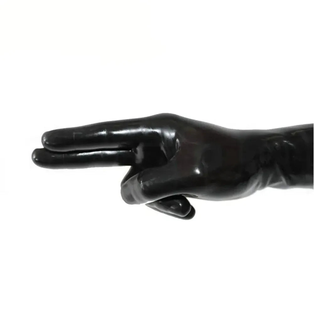 Black Latex Gloves