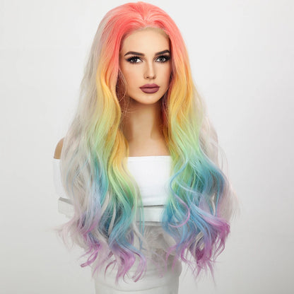 Rainbow Crossdressing Wig