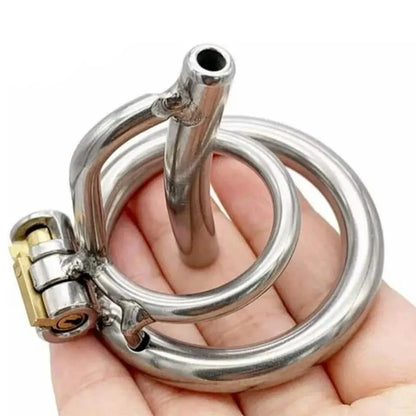 Urethral Catheter Male Chastity Cage With Lock