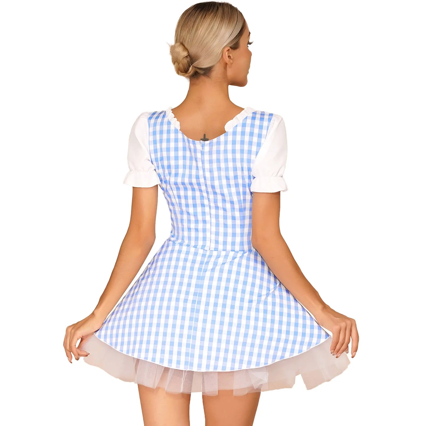 Plaid Maid Dress Costume