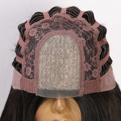 Black Straight Crossdressing Wig