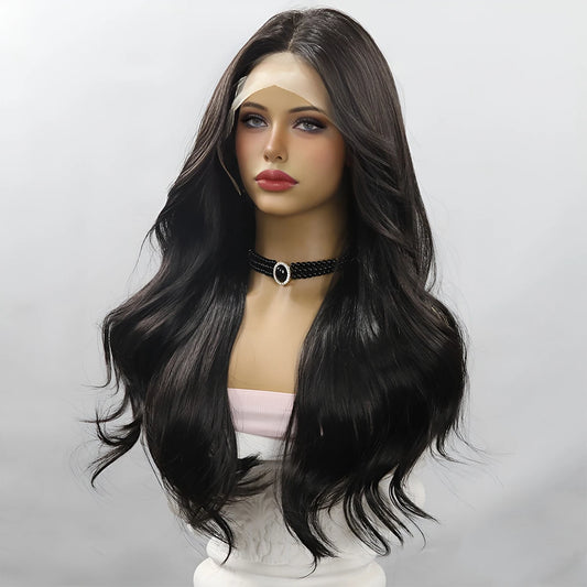 Natural Black Crossdressing Wig