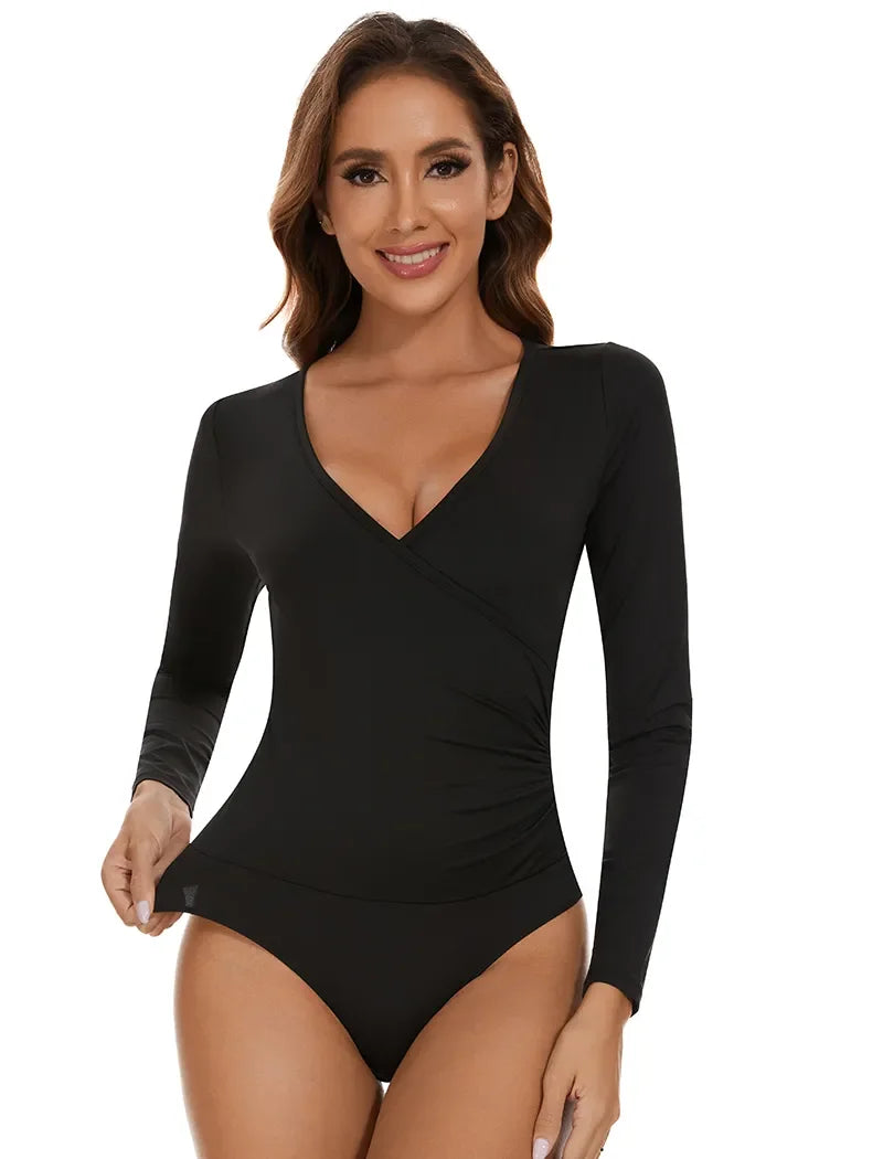 V-Neck Crossdressing Bodysuit