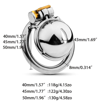 Super Small Hemispherical Chastity Cage