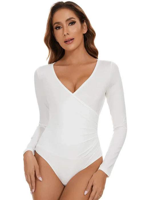 V-Neck Crossdressing Bodysuit