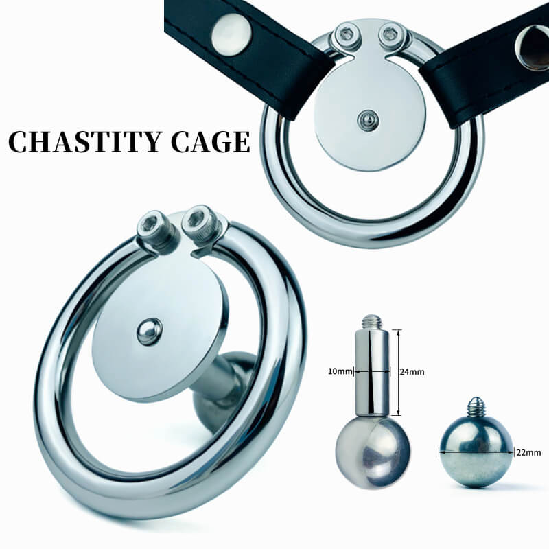 Detachable Negative Chastity Device with Belt