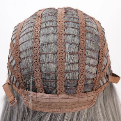 Natural Gray Crossdressing Wig