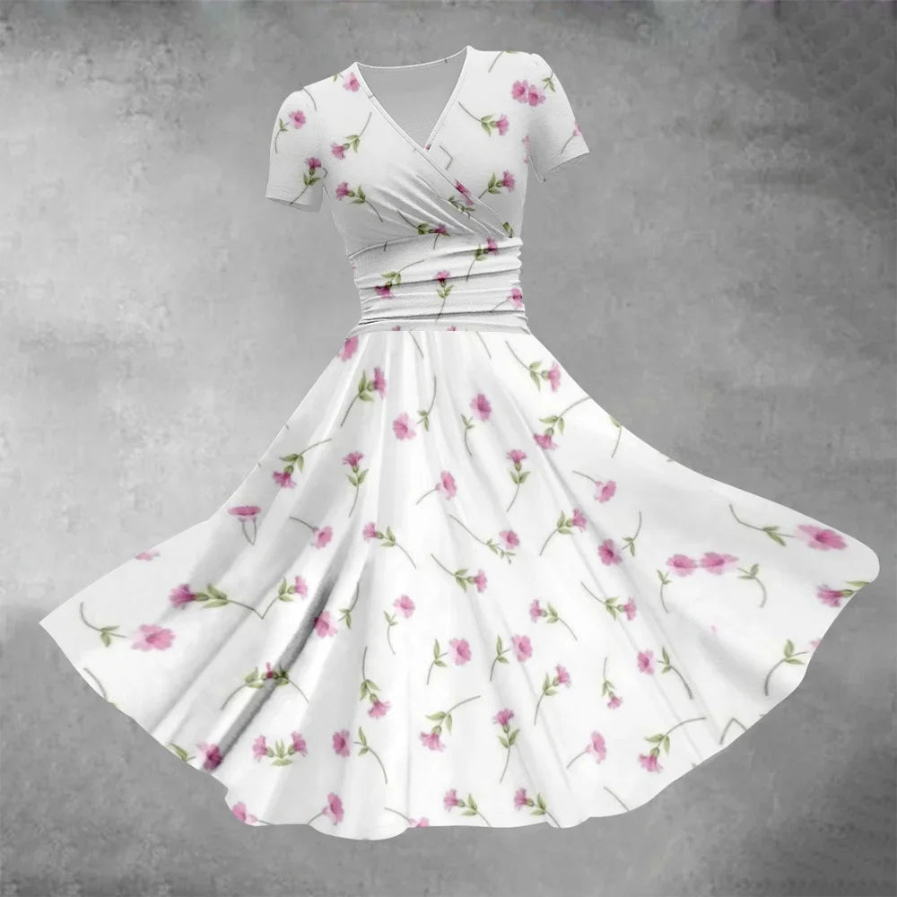 Crossdressing Floral Maxi Dress