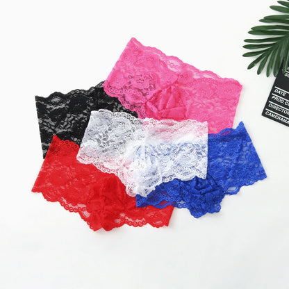 See Through Lace Boxer Set (5pcs)