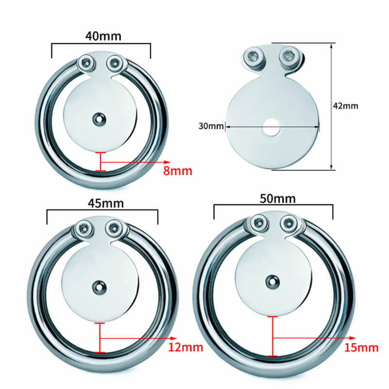 Detachable Negative Chastity Device with Belt