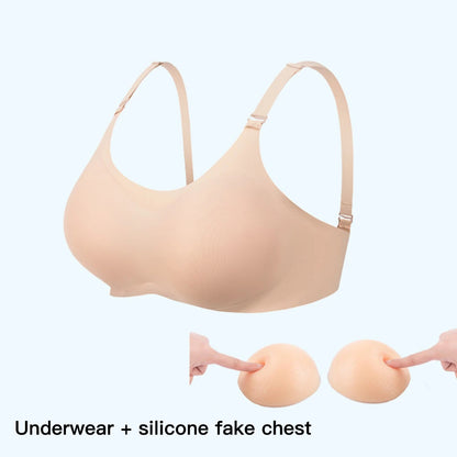 Silicone Crossdressing Bra