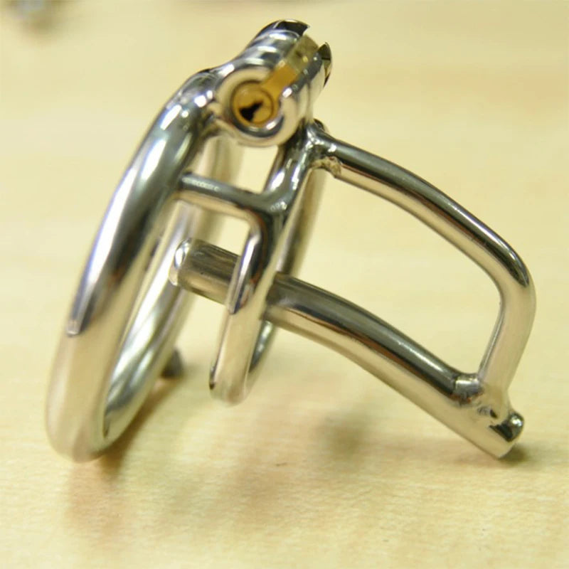 Urethral Catheter Male Chastity Cage With Lock