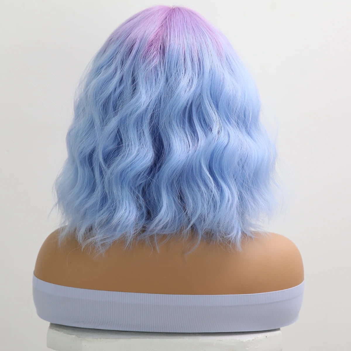 Blue Purple Crossdressing Wig