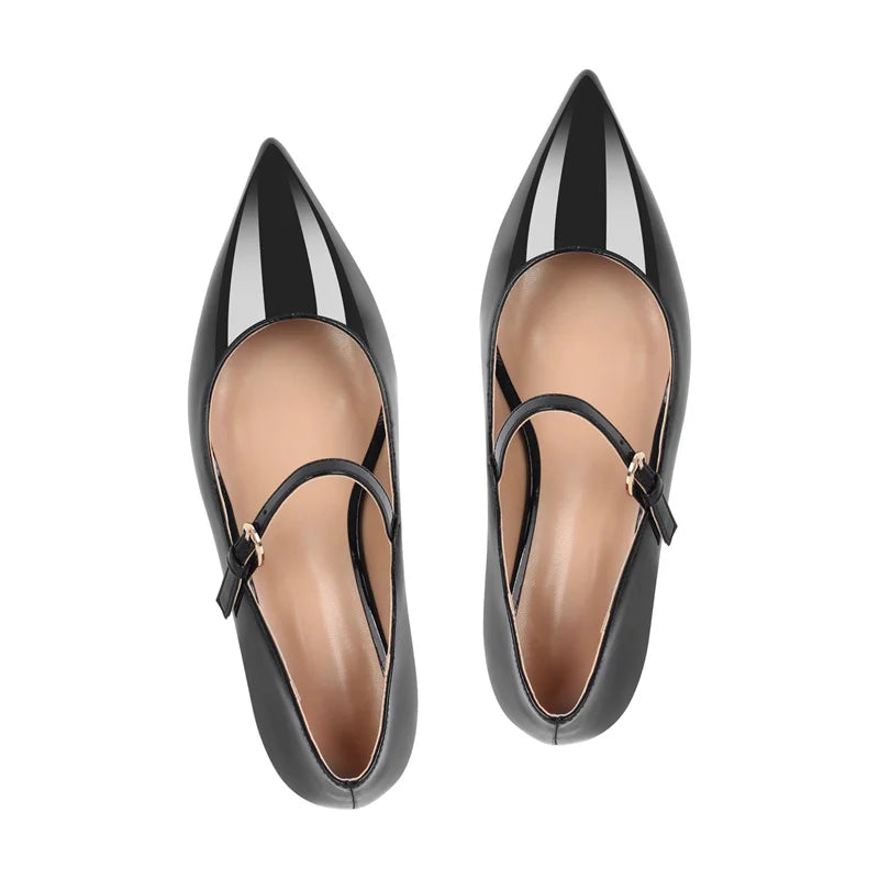 Crossdressing Mary Jane Flat Pumps