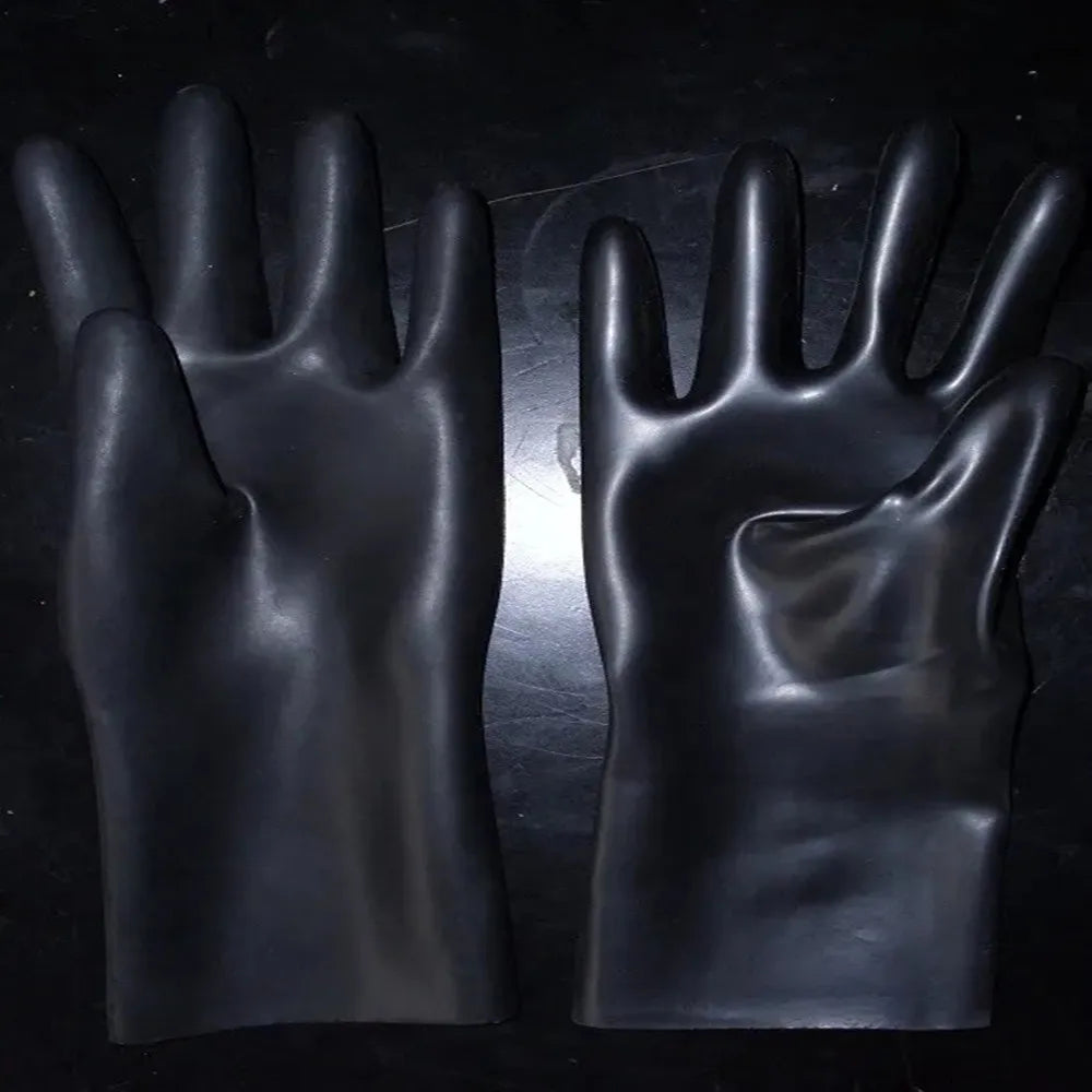 Black Latex Gloves