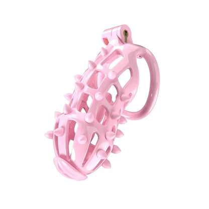 Spiked Pink Chastity Lock