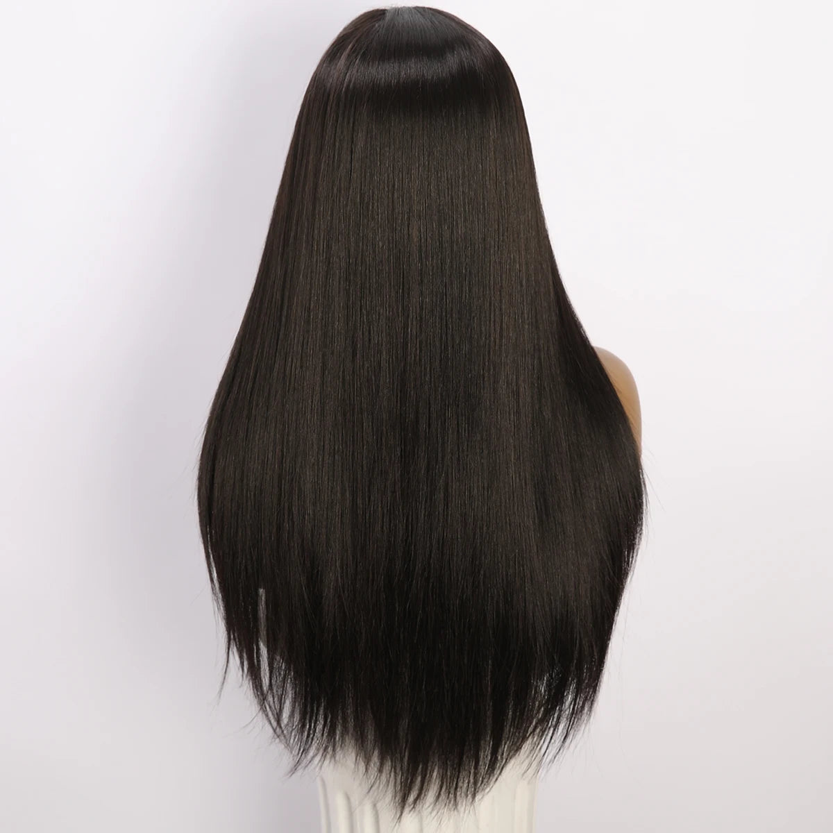 Black Straight Crossdressing Wig