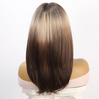 Brown Straight Crossdressing Wig