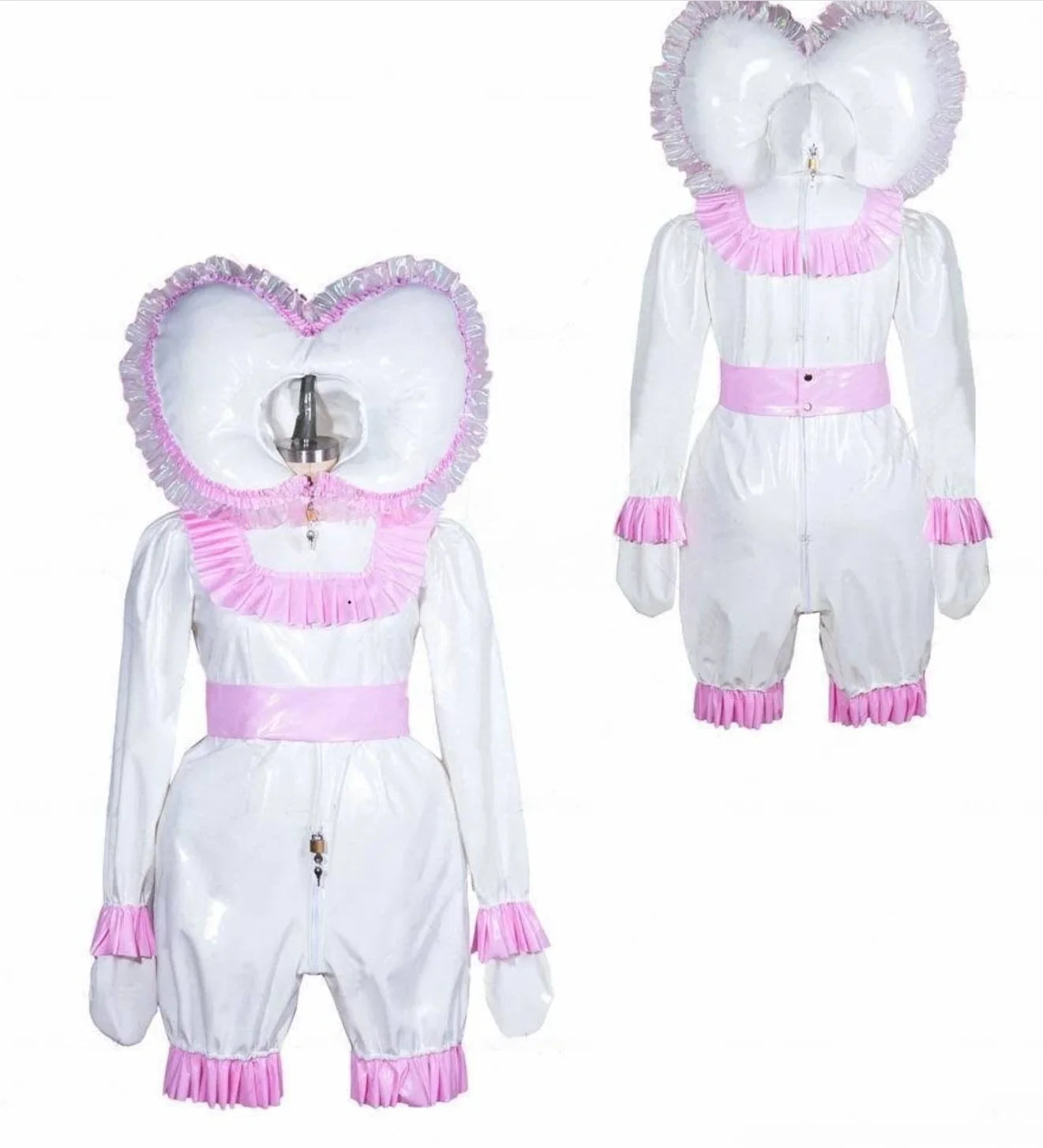 Lockable Adult Baby Onesie