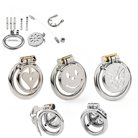 Stainless Steel Flat Chastity Lock