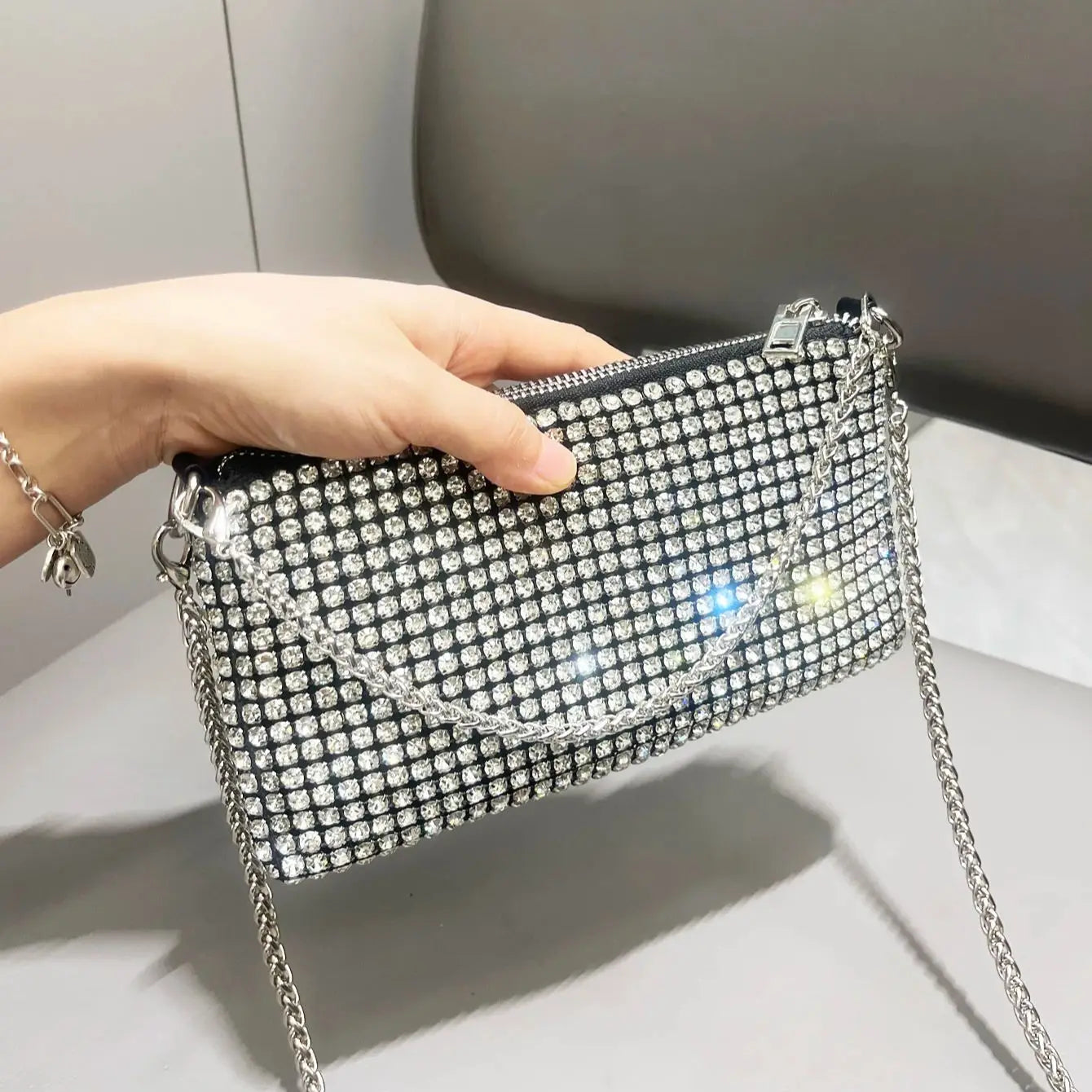 Crossdressing Rhinestone Purse