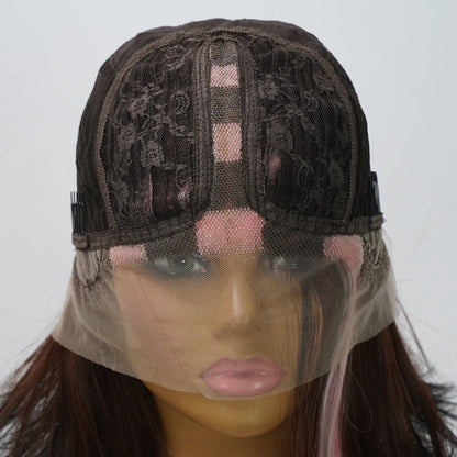 Pink Gradient Crossdressing Wig