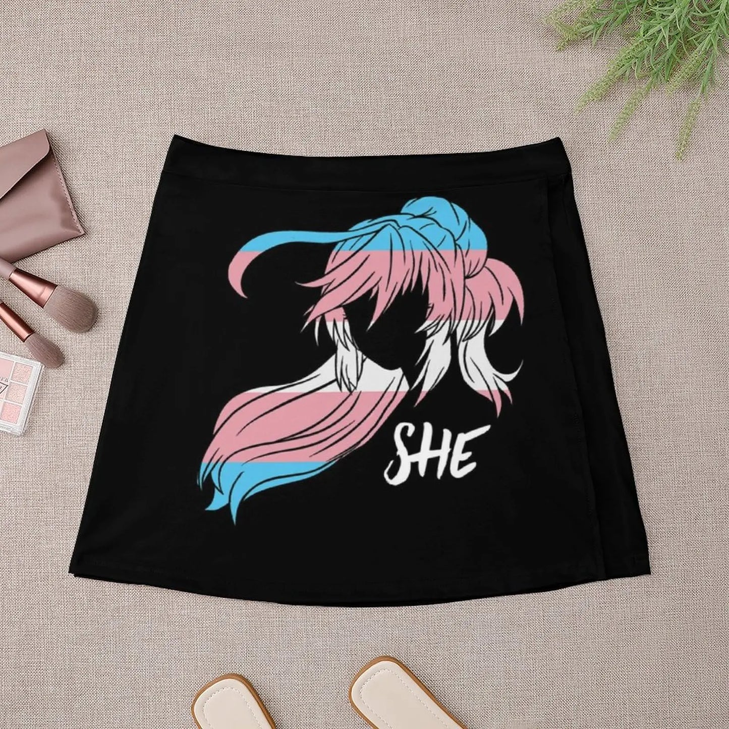 Transgender Lgbt Trans Flag Pride Mini Skirt