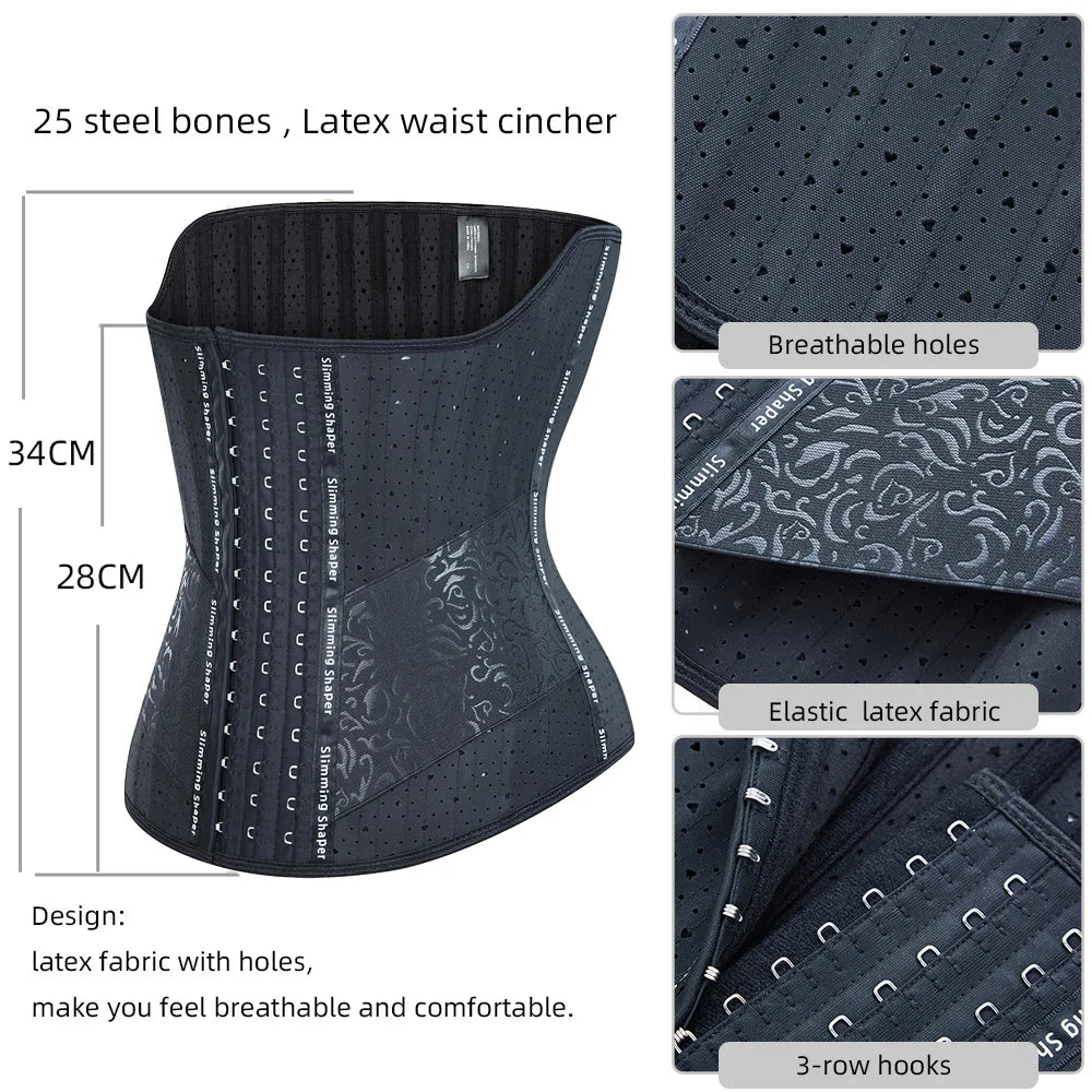 Steel Bones Latex Waist Trainer