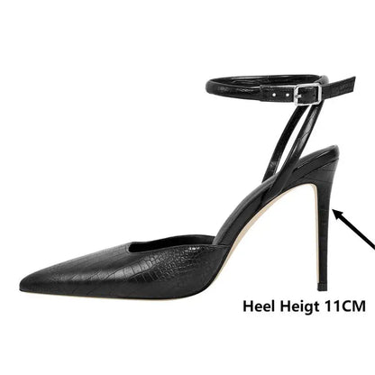 Ankle Strap Crossdressing Pump