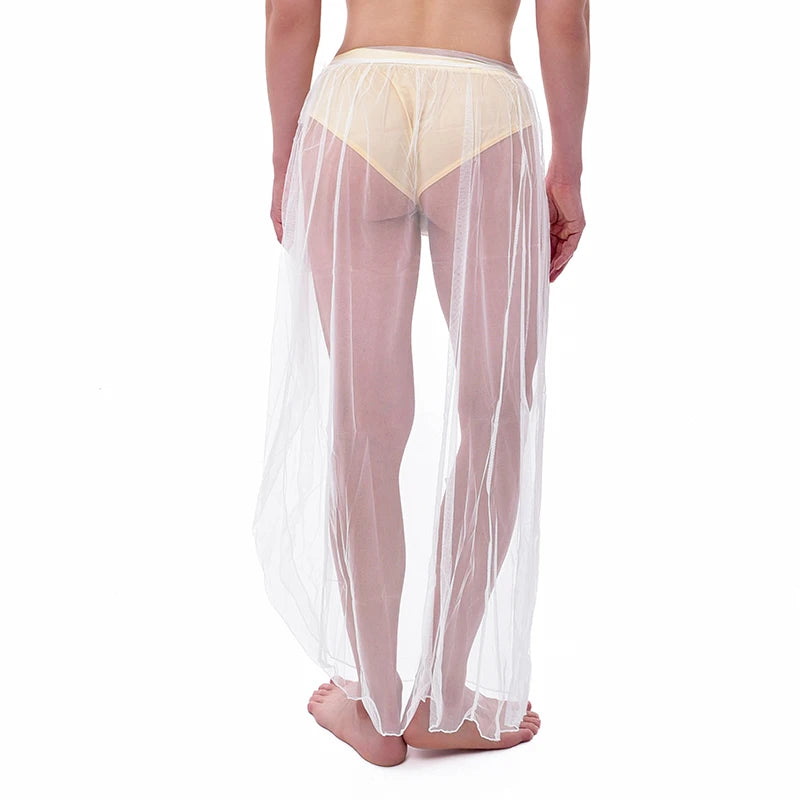 Men's Sheer Maxi Skirt