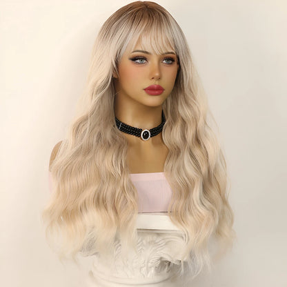 Natural Blonde Crossdressing Wig